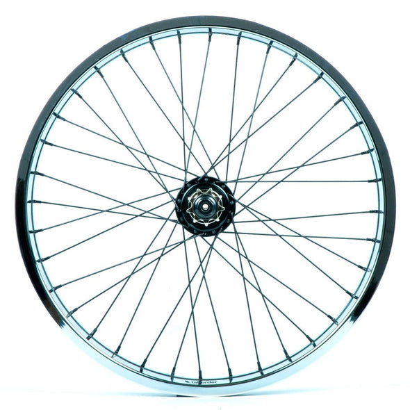 DYNAMICS LHD CASSETTE WHEEL - BLACK WITH CHROME RIM